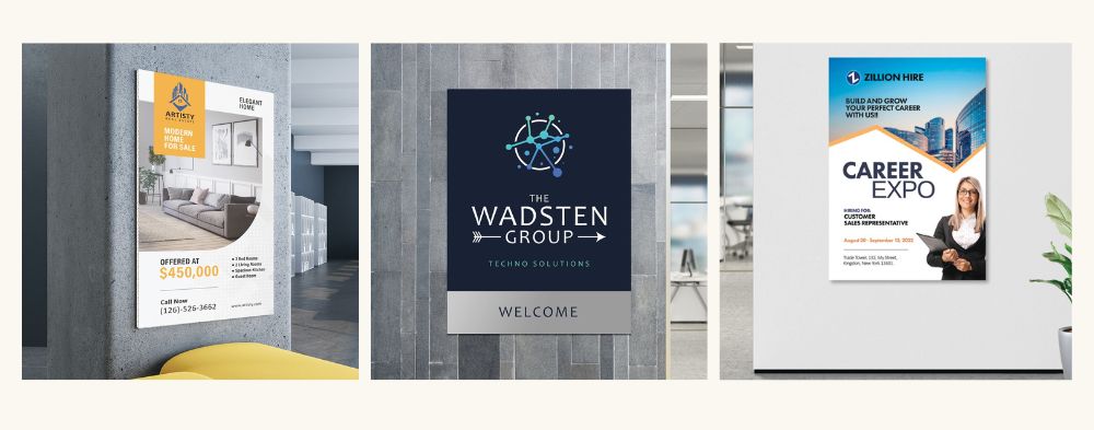 Wall Display Signs
